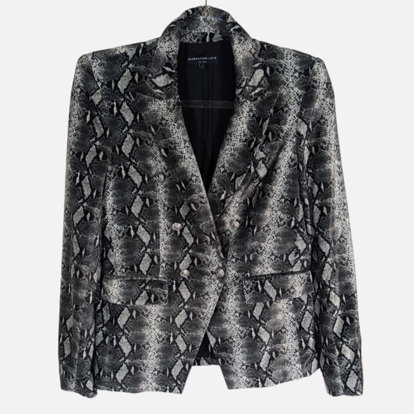 Generation Love Jackets & Blazers - Generation Love Black and White Blazer